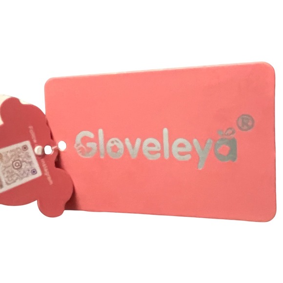 Gloveleya Baby Doll Gifts Plush Curly Girl Toys with Love Purple Light Skin - Picture 9 of 16